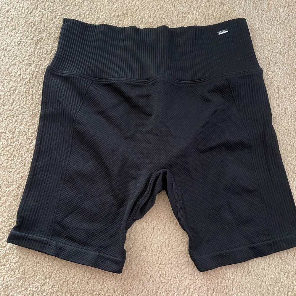 PINK active Black workout shorts